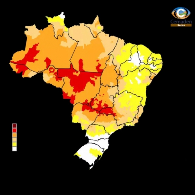 Alcinópolis está entre os 11 municípios que a seca deve piorar e ter grau e