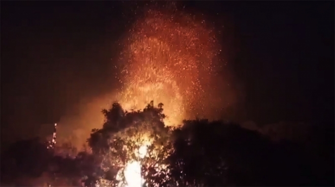 Fogo no Estado de Mato Grosso ameaça pular para Mato Grosso do Sul.