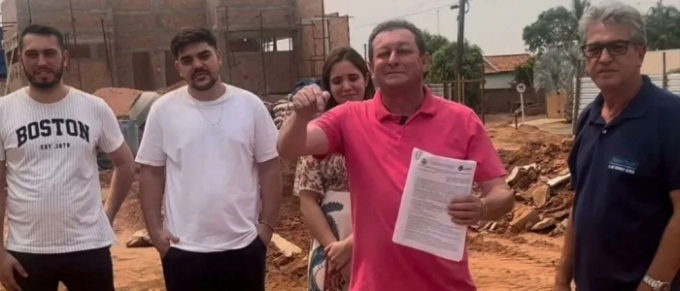 Prefeito Dalmy anunciou o inicio da construção da piscina semiolímpica