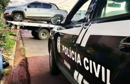 Veículo roubado em Alcinópolis é encontrado na cidade de Alto Taquari - 