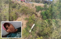 Motorista de Cassilândia morre em capotamento de caminhão com gás