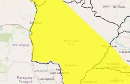 Alerta de tempestade para Figueirão e mais 70 municípios de MS.