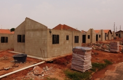 Construção das casas do Programa Construindo Sonhos está com 70% concluído.