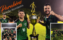 Seleção de Alcinópolis é campeã invicta da copa coxim regional 2025