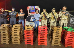 Equipes efetuam prisão de traficante e apreende grande quantidade de drogas