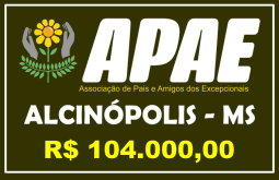 Prefeitura de Alcinópolis formaliza repasse de R$ 104 mil à APAE do município