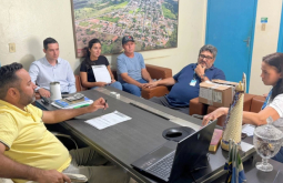Prefeitura de Alcinópolis recebe visita de representantes da Caixa Econômica Federal