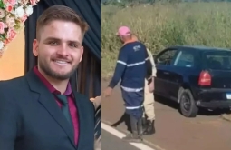 Peça se desprende de carreta, atravessa para-brisa de carro e mata motorista em Mato Grosso do Sul