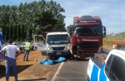 Acidente na MS 306 deixou uma pessoa morta e uma ferida em Cassilandia