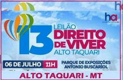 Leilão Direito de Viver de Alto Taquari: uma luta pela vida com Prêmios e Solidariedade