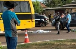 Criança de seis anos morre atropelada por ônibus escolar