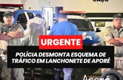 Operação da Polícia Civil desarticula esquema de tráfico de drogas em Aporé