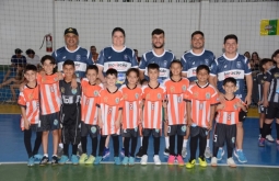 Abertura oficial da Liga Azul de Futsal reúne autoridades e equipes partic
