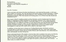 Trump manda carta a Lula e anuncia tarifa de 50% sobre produtos brasileiros