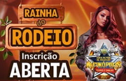 Concurso da Rainha do Rodeio 2025 está com inscrições abertas