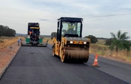 Obras na rodovia MS-436 avançam e ampliam segurança entre Camapuã e Figueirão