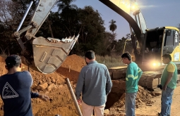 Prefeito Weliton Guimarães visita obras de drenagem no Jardim Alegre