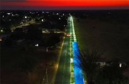 Pista de caminhada começa a ganhar novas cores em Alcinópolis