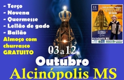 A Festa de Nossa Senhora Aparecida completa 50 anos de tradição e Fé, em Alcinópolis