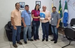 Prefeito de Figueirão recebe o cronograma de investimento da SANESUL para cidade