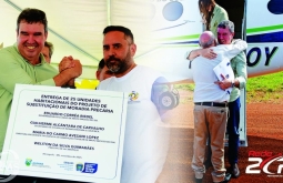 Governador Eduardo Riedel, Senador, deputados inauguram obras em Figueirão e Alcinópolis