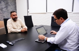 Prefeito Weliton visita a empresa ENERGISA em Campo Grande