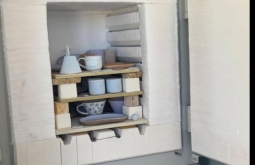 Forno para queima da cerâmica é entregue para artesãos de Alcinópolis