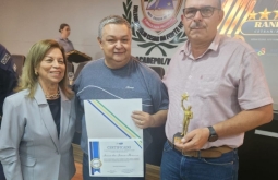 Vice-prefeito de Alcinópolis, Waldemar Barbosa recebeu Troféu 5 Estrelas da CETRANMS