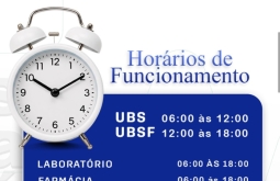 Prefeitura divulga horários dos serviços de saúde de Alcinópolis