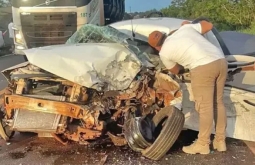 Ex-morador de Chapadão do Sul morre em acidente entre picape e caminhão em Paranaíba