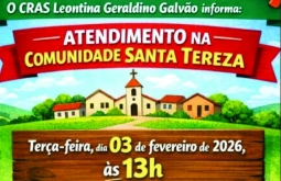 CRAS realiza atendimento presencial na Comunidade Quilombola de Santa Tereza nesta terça-feira