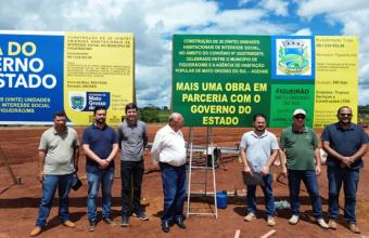 Prefeitura de Figueirão assina ordem de serviço para construção de 20 casas populares