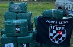 Avião com quase meia tonelada de pasta base de cocaína faz pouso forçado em MS