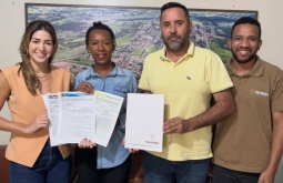 Prefeito Weliton recebe em seu gabinete a “Empresa Valenza”