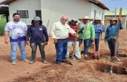 Prefeitura de Figueirão investe R$ 385 mil em obra de muro de arrimo no bairro Pequi