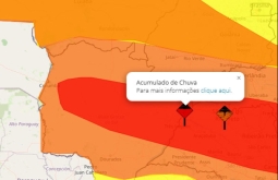 MS entra em alerta vermelho para grandes acumulados de chuva