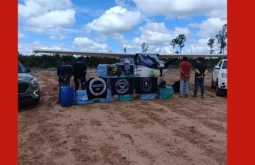 Avião com 450 kg de cocaína é interceptado após decolagem em MT