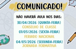 Escola Municipal de Figueirão suspende aulas em três datas e retoma atividades no dia 5 de maio