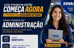 SENAI abre matrículas para curso técnico gratuito em Administração na região Norte de MS