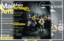 Empresa TTG Brasil convida a todos para a “Blitz Maio Amarelo”, em Figueirão
