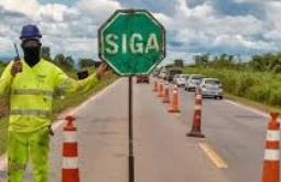 BR-163 segue com obras de manutenção com operação pare-e-siga nesta terça-feira