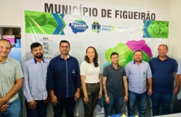 Figueirão recebe servidores de Paraíso das Águas para intercâmbio de boas práticas na gestão t