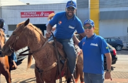 Cassilândia: Pit Stop da Cavalgada reúne população e reforça convite para grande evento no dia 