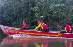 Quatro militares seguem nas buscas por jovem desaparecido no Rio Taquari, em Coxim