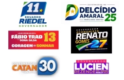Eleições 2026: veja os logos e slogans dos candidatos ao governo de MS