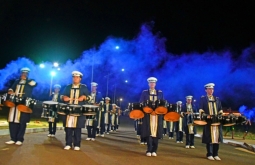Mesmo com ameaça de chuva, público prestigia Encontro de Bandas em Figueirão