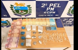 Polícia Militar apreende adolescente e entorpecente durante ação em Costa Rica