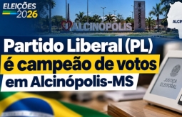 Candidatos do PL são campeões de votos em Alcinópolis