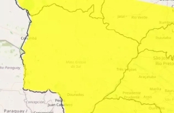 MS está sob alerta de tempestade com ventos até 100 kmh