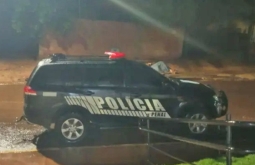 Bêbado é flagrado dirigindo viatura da Polícia Penal na BR-163